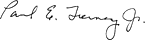 Paul Tierney Signature