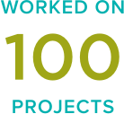 worked on 100 projects