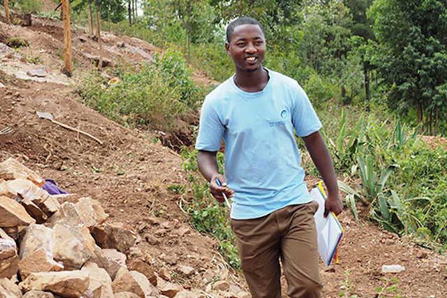 Callixte Kayiranga, a STRYDE graduate from Rwanda