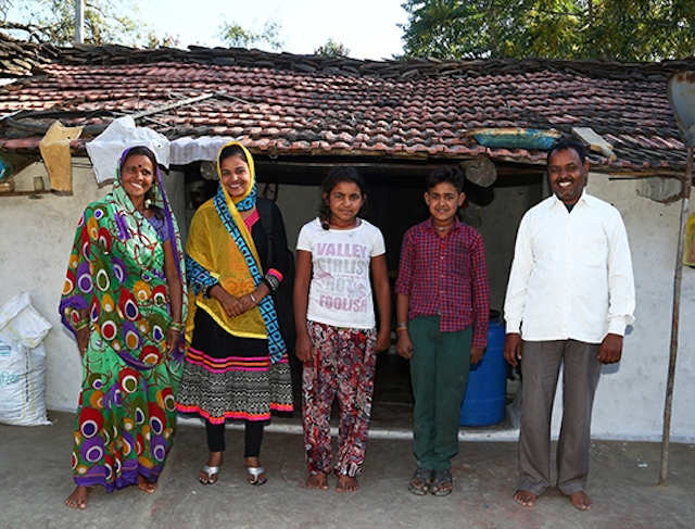 Rachna Sharma and her family