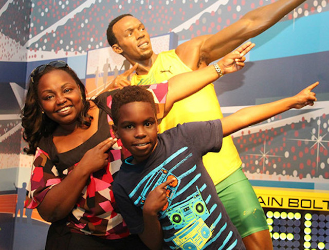 Esta and her son
