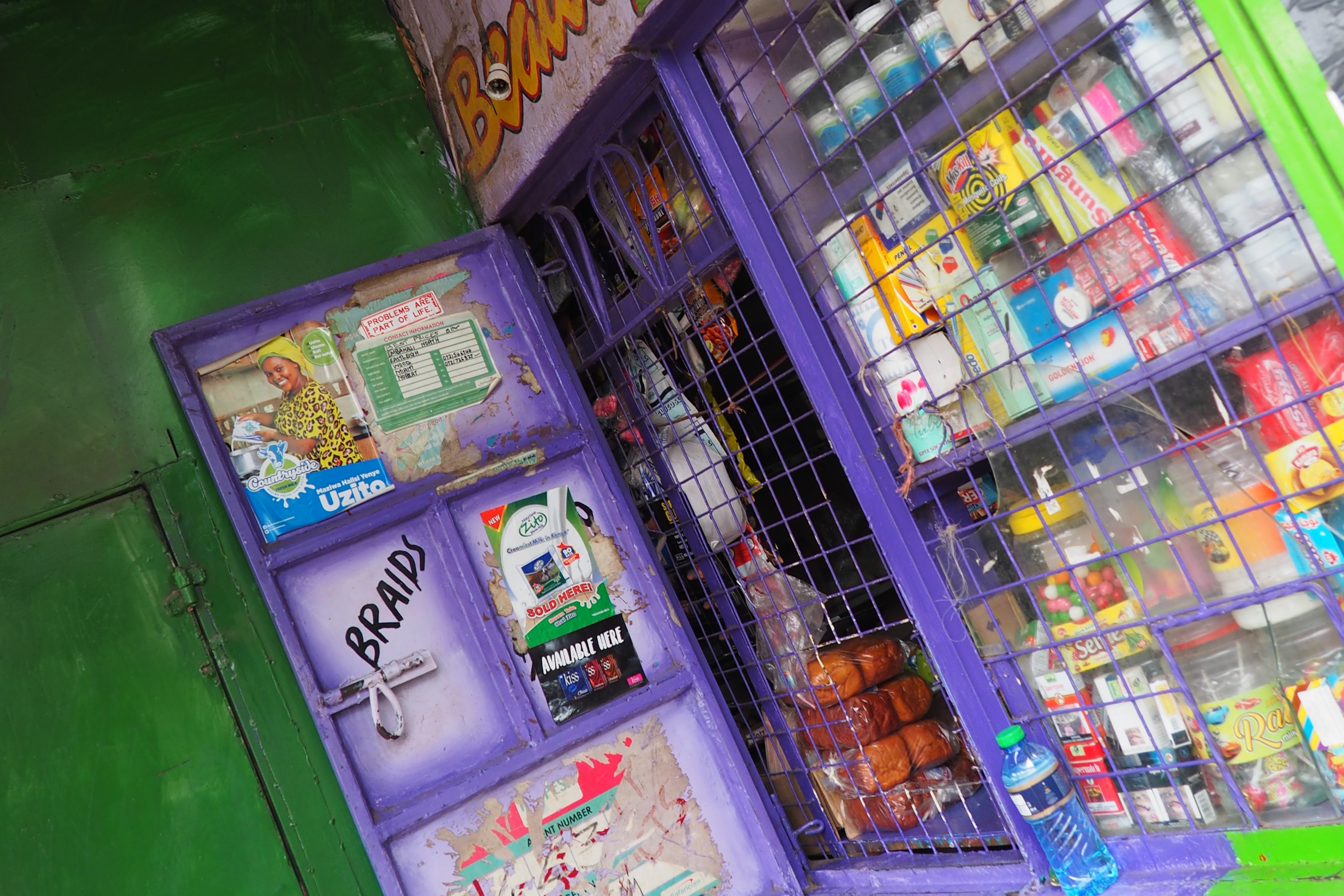 Display of snacks for school children
