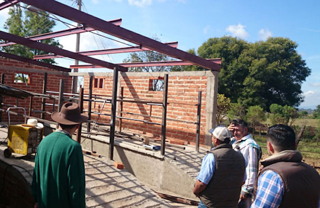 Farmers participating in the Margarita Project in Mexico