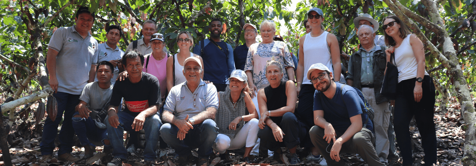 Global Advisory Council members on a field visit to Peru