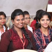 Students participate in a youth employability program in India