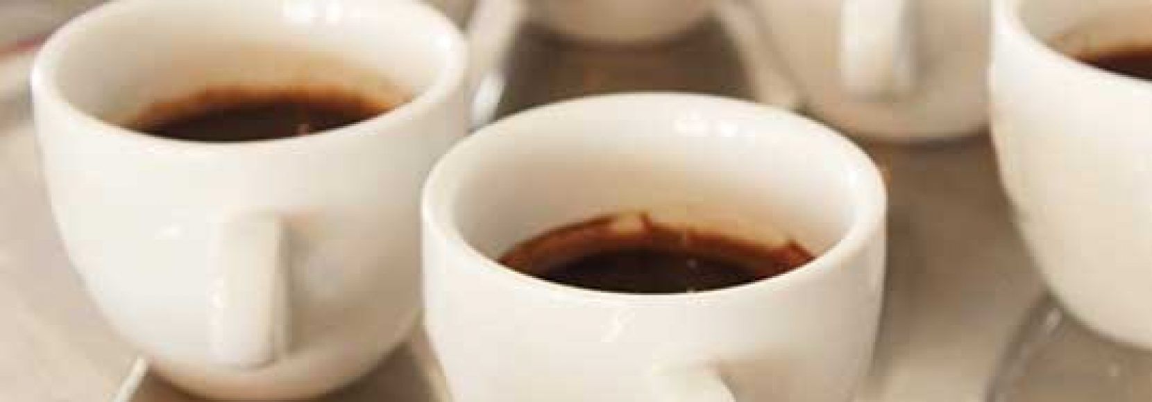 Coffee cups on a table