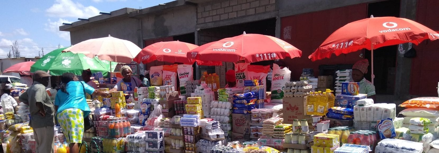 A market in Mozambique