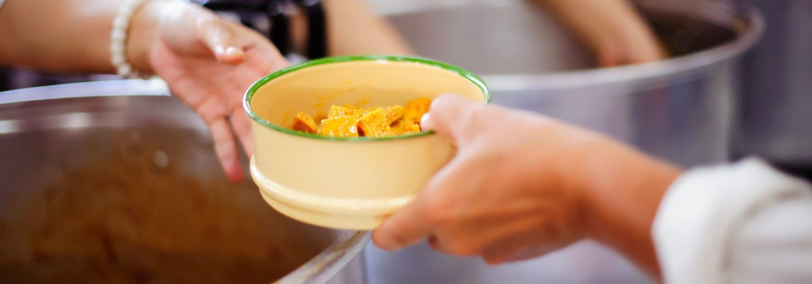 World hunger: feeding people soup