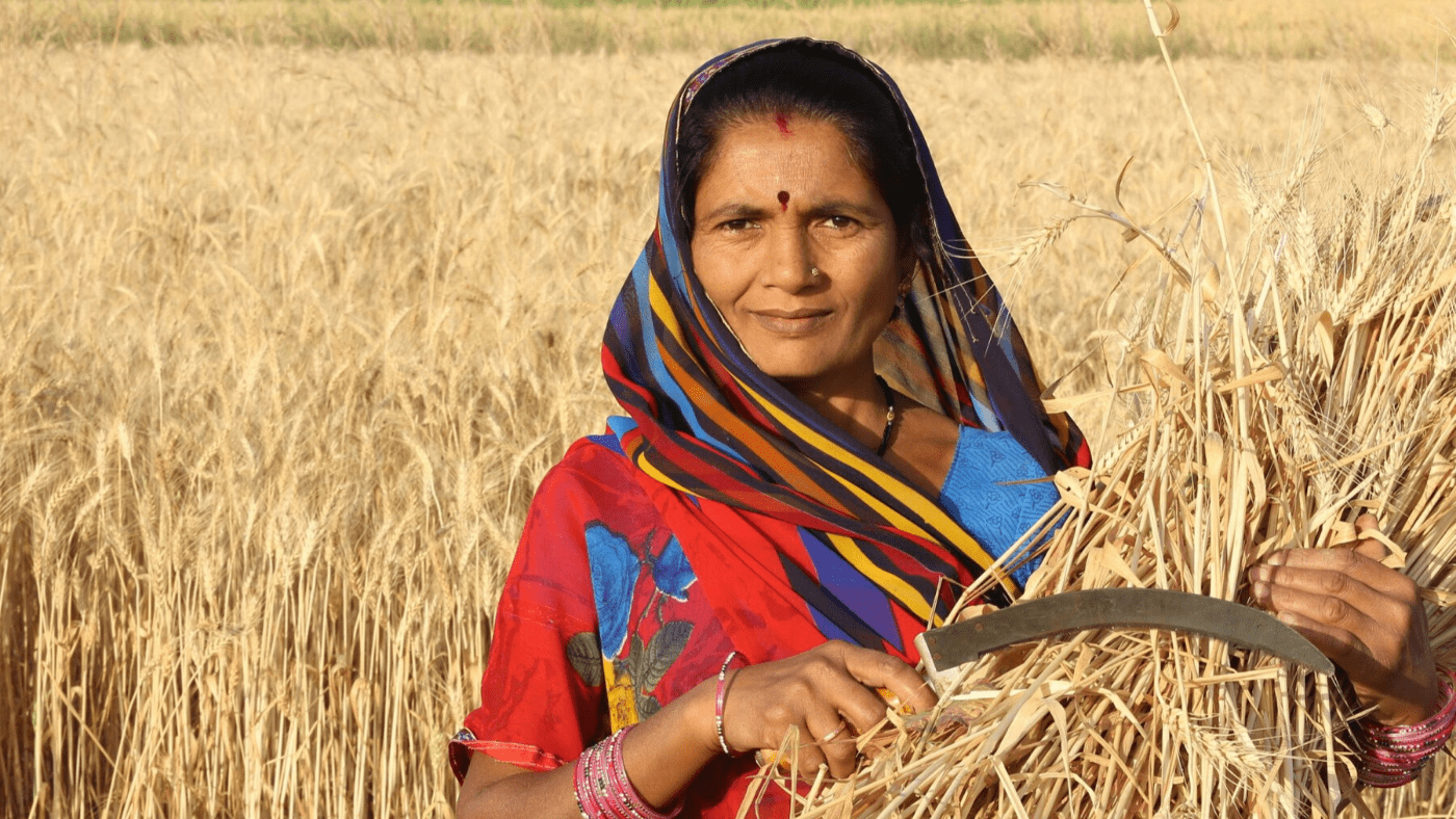 Video Image: Woman farmer in India