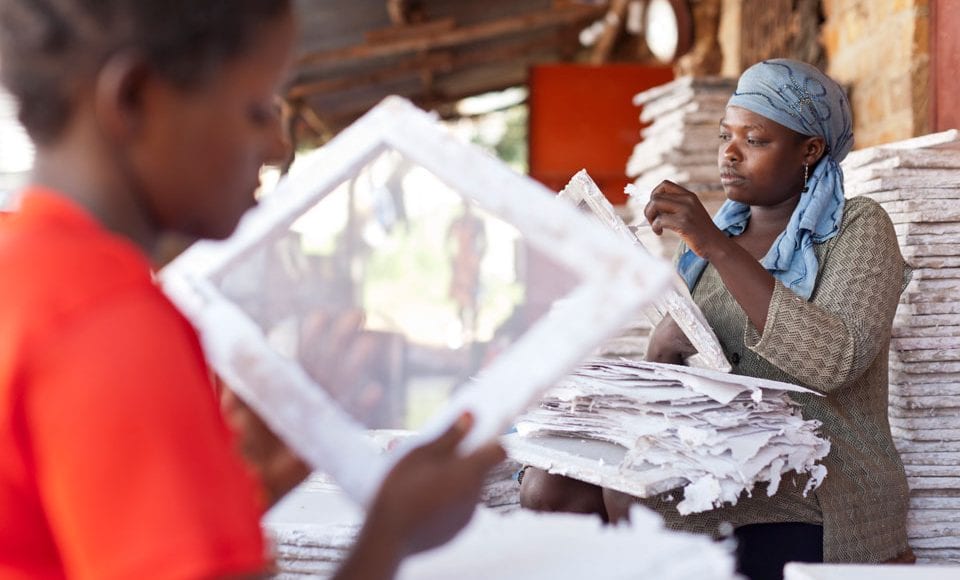 Women working hard in Uganda