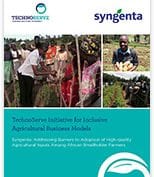 Case study for inclusive agricultural business models