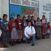 Rene with the women of Casa Doña Flor, a jam producer in Totonicapán, Guatemala.