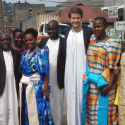 Moritz Steinle, TechnoServe Fellow, supports farmers' cooperatives in Uganda