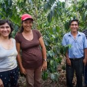 Group of farmers working in Peru