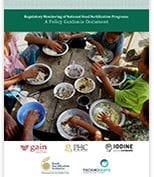 Food fortification regulatory monitoring