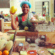 Retailer in Maputo, Mozambique from the WIN project