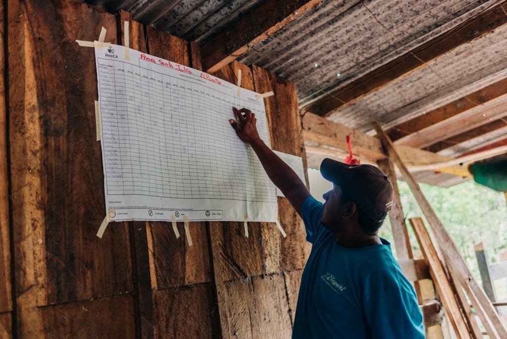 Jeudin explains a chart for tracking cattle fertility