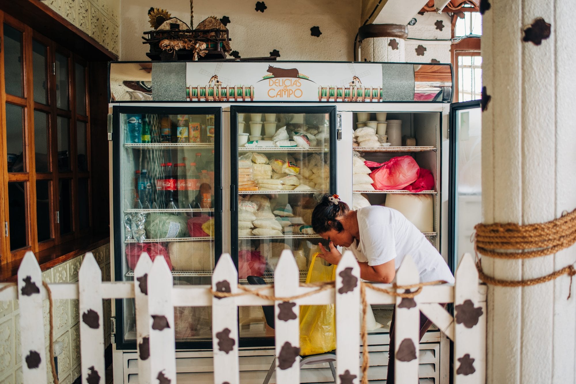 Social impact entrepreneur, Idalia, in her shop in Managua, Nicaragua