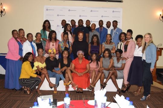 Group of people at a conference in South Africa