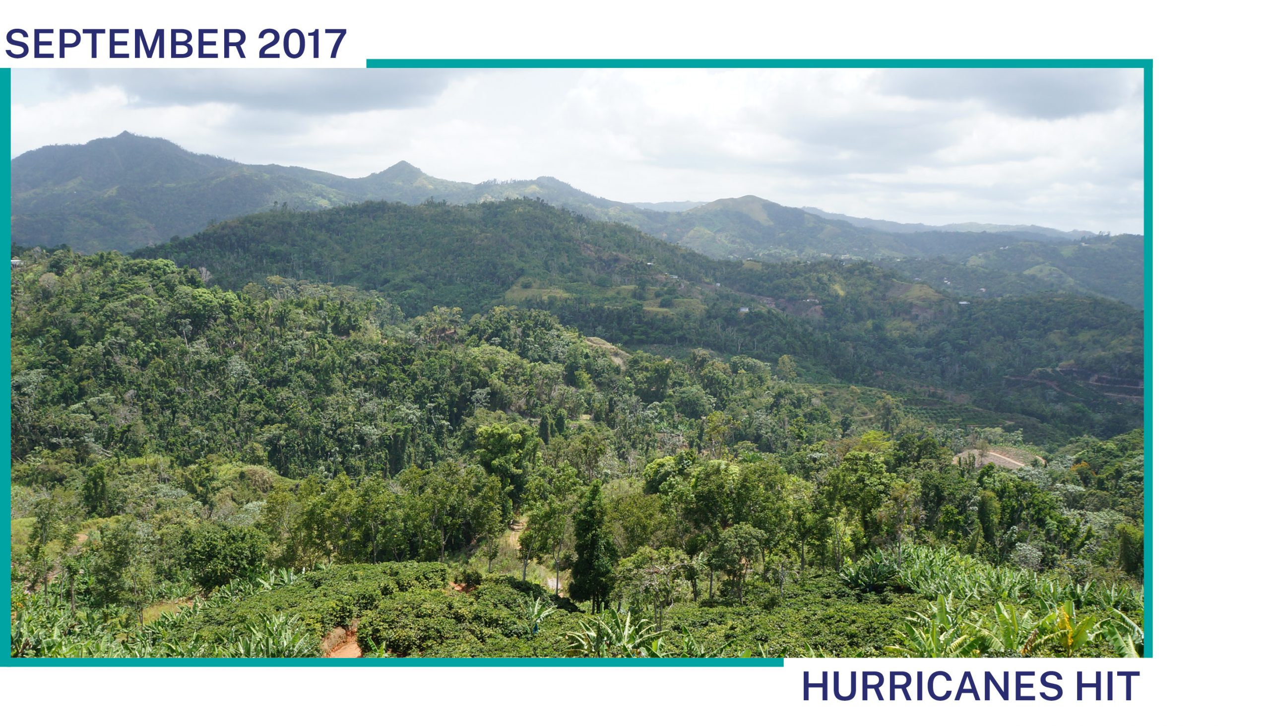 A landscape view of Puerto Rico