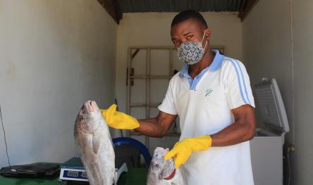Folai Martins Andeni, a 21-year-old Palma native who graduated from the 4th cycle of the Catalisa Youth program.