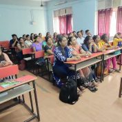 Parents attend a session as part of the Campus to Corporates program.