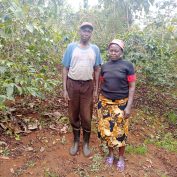 James and Lucy in their coffee farm