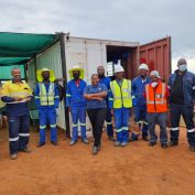 South African construction business team