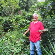 Benjamin Alas Ordoñez is a 69-year-old coffee farmer in Sacacoyo, La Libertad, El Salvador. Photo by Julieta Ocampo Giraldo for TechnoServe.