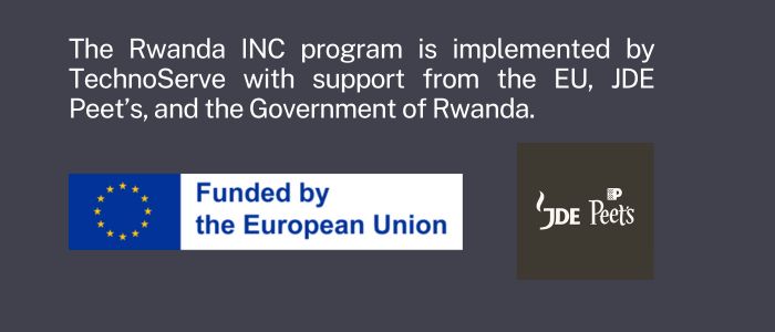 Graphic for blog post on coffee farming best practices in Rwanda.