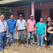 Yader Blandin works with women in agriculture in his community.