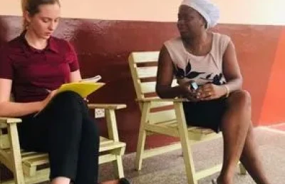 Two Women Tallking