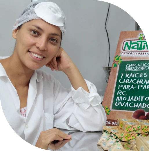 Happy Women Making Chocolate