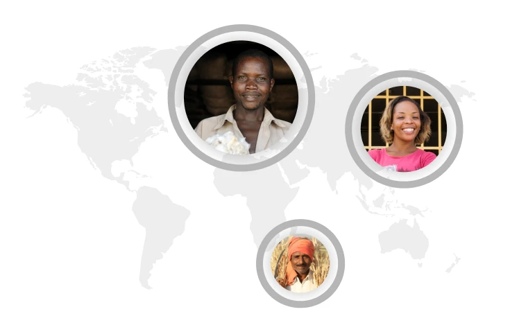 Map of Africa Wherea TechnoServe Serves