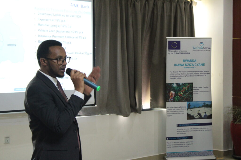 Banking representative from I&M Smith sharing opportunities for bank and credit engagement.