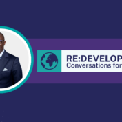 picture of ibrahima cheikh diong of the u.n.'s fund for climate change loss and damage, in an interview with technoserve